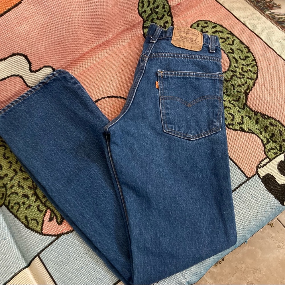 VINTAGE 1982 RARE LEVIS JEANS ORANGE TAB 20517-0217 WOMENS JEANS HIGH WAISTED